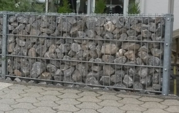 Zaun Matten Gabionen Zaun Komplett Set Inkl Pfosten Und