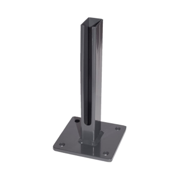 Preview: Fußplatte Zaun Pfostenadapter Zaun Bodenplatte Zaunfuß Dübelplatte Anschraubfuss Preview: Fußplatte Zaun Pfostenadapter Zaun Bodenplatte Zaunfuß Dübelplatte Anschraubfuss