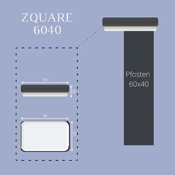 Preview: ZQUARE ZAUNLEUCHTE, LED-LEUCHTE FÜR ZAUNPFOSTEN 60X40MM, ANTHRAZIT Preview: ZQUARE ZAUNLEUCHTE, LED-LEUCHTE FÜR ZAUNPFOSTEN 60X40MM, ANTHRAZIT