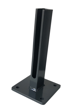 Preview: Fußplatte Zaun Pfostenadapter Zaun Bodenplatte Zaunfuß Dübelplatte Anschraubfuss Preview: Fußplatte Zaun Pfostenadapter Zaun Bodenplatte Zaunfuß Dübelplatte Anschraubfuss