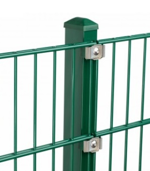 Preview: Doppelstabmattenzaun Komplett-Set 6/5/6 inkl. light Pfosten Höhe 1230 mm Preview: Doppelstabmattenzaun Komplett-Set 6/5/6 inkl. light Pfosten Höhe 1230 mm